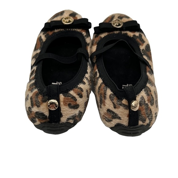 Michael Kors Cheetah Slip On Ballet Flats Size 11 Toddler Girl's - Picture 8 of 9